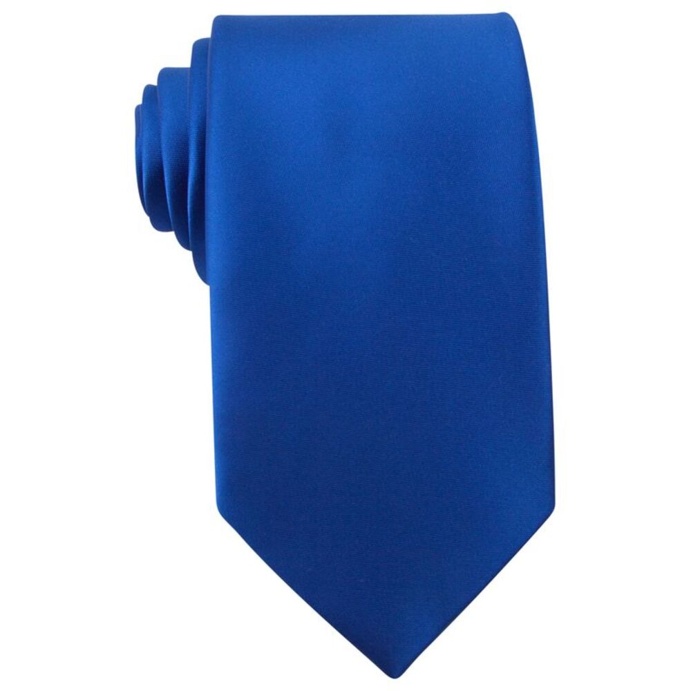 Bar III Solid Satin Slim Tie